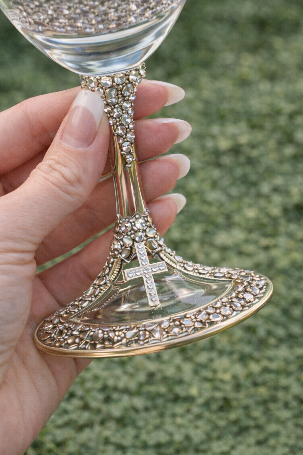 Sacred Heart Wine Glass