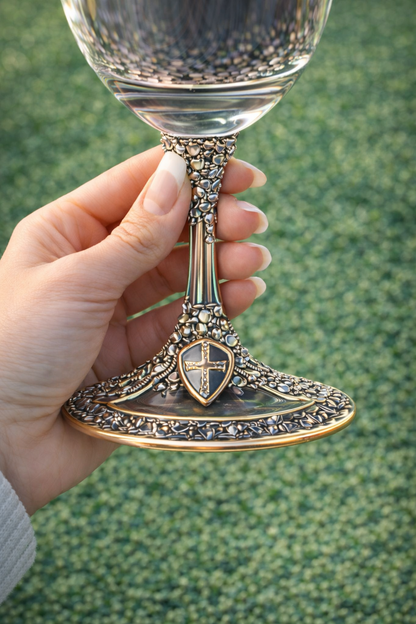 St. Michael the Defender Wine Glass